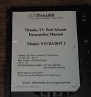 Y4tb2047.1 Tv Lcd Yes4all " Led Tiltable Wall 20 Size "-47 Mount Plasma