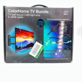 Tzumi 841351183079 Aura Led Color Home Tv Mount Combo Pack And Hdmi Cable Light Strip