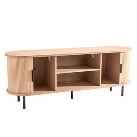 Cbsdsjbxmyfqx3xo4001 Uimoso Wooden Tv Stand For Screens Up To 58 Inches Holds 350 Lbs Burlywood