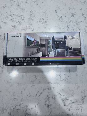 Drl6725wa Unho Polaroid Ultra Slim Tilting Tv Wall Mount 17-42 Inch Sony Samsung Sharp Lg Panasonic