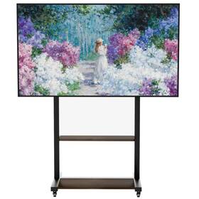 Jaiv7jcv78ab Unho Rolling Tvs Cart Height Adjustable Tv Stand For 40-86 Inch Lcd Led Flat Panel Screen