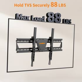 Mnavi2moabh Unho Universal Tilting Tv Mount Fixed For 30-75ftft Flat Screen Lcd Led Tvs Bracket