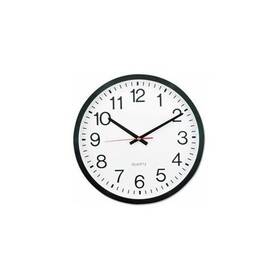 10431 Universal Office Products 40 Round Wall Clock 12-1/2in Black