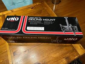 Un-146w Uno Innovations Tv Ceiling Mount 36 Inch To 65 Lcd/led Tilt 165 Lbs New