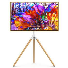 Upgravity 756166874350 Easel Tv Stand With Tripod Base For 45 Inch To 65 Led Lcd Oled Flat Sc
