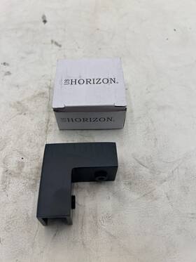 C-soc-90-mb Us Horizon 5 Pack 90-degree Slip-over Glass Clip Matte Black