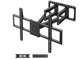 Usx Star B0g7bz9b8w Heavy Duty Full Motion Tv Wall Mount For 60-120 Inch Tvs Holds 220lbs Swivel And Tilt