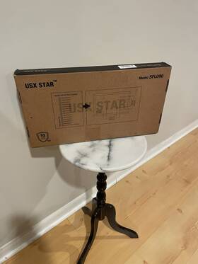 Sfl090 Usx Star Ul Listed Fixed Tv Wall Mount For 37-82 Inch Tvs Holds 132 Lbs