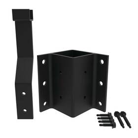 73045494 Veranda Aluminum Rail Fascia Mount Ins Corner Bracket Mb