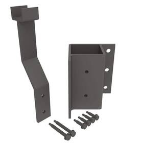 73045496 Veranda Railing Kit Fascia Mount Ins Corner Bracket Mz Alluminum Matte Bronze