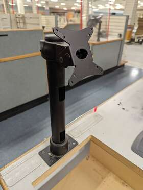 Vesa 810041731531 Ens Tech Tower Point Of Sale Pos Monitor Mount 16 Inch Pole With Grommets