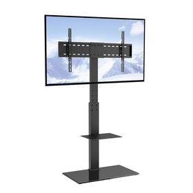 Vevor 840349912622 Tv Stand Mount Swivel Universal For 32 Inch -85 Tvs Adjustable Height