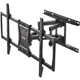 Vevor 840349927879 Full Motion Tv Mount Fits For Most 37-75 Inch Tvs Swivel Tilt Horizontal