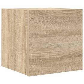 804490 Vidaxl Tv Cabinet Engineered Wood Modern Media Storage Lowboard Entertainment