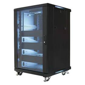 Enclosure-18u Video Mount Products Eren-18 19 Inch Equipment Rack With Shelves