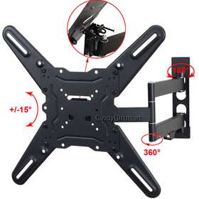 Ecinml531berb Video Security Solutions Full Motion Tv Wall Mount Bracke T For 26 29 32 39 40 43 46 48 50 55 Led Uhd 1ts