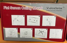 X0009eotih Videosecu Adjustable Ceiling Tv Mount Fits Most 26-65 Inch Lcd Led Monitor Mlce7n