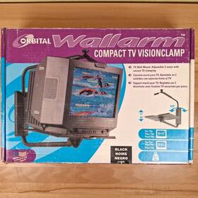 14621 Vision Orbital Black Wallarm Compact Television Clamp For 13-17 Inch Tvs