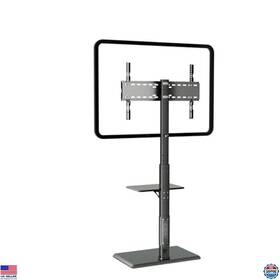 B0dgg3rfps Visit The Afaloona Store Universal Floor Tv Stand For 32-75 Inch Tvs Adjustable Height Swivel 110 Lbs