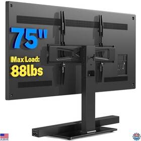 Ut6001u Visit The Rfiver Store Universal Swivel Tv Stand - Adjustable Height For 37 Inch -75 Tvs Tilt
