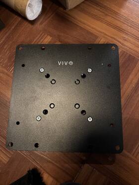 Vivo 818538024296 Steel Vesa Tv And Monitor Mount Adapter Plate Bracket For Screens 23 Inch To 42