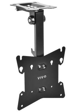 B071kg6ht2 Vivo Black Manual Flip Down Ceiling Mount For Flat Tvs And Monitors 17-37 Inches