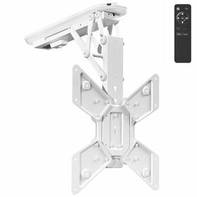 Mount-e-fd55w-x Vivo Used White Electric Motorized Flip Down Pitched Ceiling Tv Mount 23 Inch -55 Screen