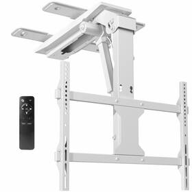 Mount-e-fd75cw Vivo White Electric Flip Down Ceiling Tv Mount For 37 To 70 Inch Screens