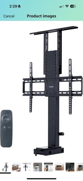 Mount-e-up65a Vivo Vertical Motorized Stand For 37 To 65 Inch