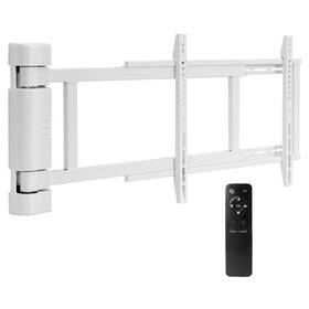 Mount-e-wm075w-x Vivo Used White Steel Low Profile Electric Adjustable Swing 32-75 Inch Tv Wall Mount