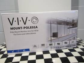 Mount-pole01a Vivo New Mount Pole01a Pole Monitor Arm For Vesa 75 X 75mm - 100 100mm