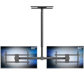 Mount-vc2-5 Vivo Side-by-side Dual Tv Ceiling Mount For 34 To 60 Inch Screens 5.5ft Pole