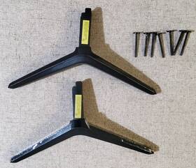 1801-0553-0412 Vizio 180105530412 D32h-c0 D32h-f0 Tv Stand Legs 1801-0553-0412. Has Screws