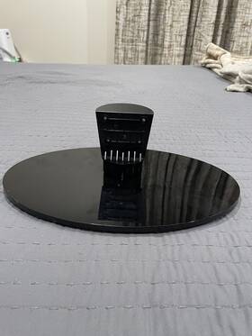 Fjp15t0407101a Vizio 32 Inch Va320e Black Pedestal Base Stand Used Fjp15t0407 101/a