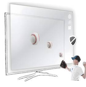 Vizomax 609722408110 55 Inch Tv Screen Protector For Lcd Led Oled And Qled 4k Hdtv