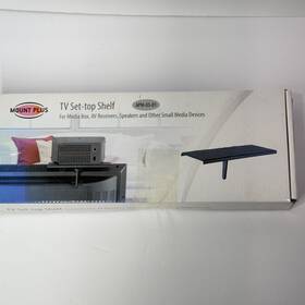 Wali 811278021716 Tv Top Shelf 2 Packs Monitor Mount Metal 12 X 5 Inch Flat Panel For Str