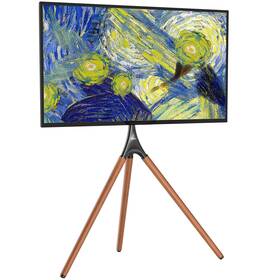 Wali 811278025486 Tripod Tv Stand Modern Easel For 45 To 65 Inch Screens Portable