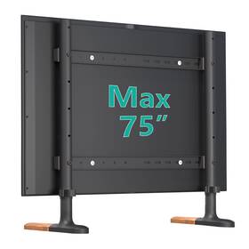 Wali 811278025745 Tv Stand For 40 To 75 Inch Tvs Up 88lbs Easel Floor And Tabl