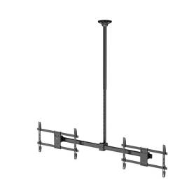 Wali 811278026827 Ceiling Dual Tv Mount 34-60 Inch Side By 176 Lbs Total Height Ext. 65.6