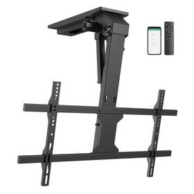 Wali 811278026872 Electric Ceiling Tv Mount For 43 To 86 Inch Screens Flip Down Motorized M