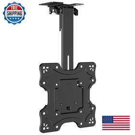 B0c5sqdlzx Wali Folding Ceiling Tv Mount Swivel Flip Down Bracket 17-42 Inch Flat Screens