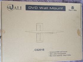 Cs201b Wali New Black Universal Dvd Dvr Vcr Wall Mount