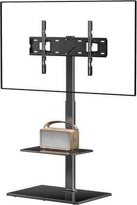 Tvdvd-7l Wali Tv Floor Stand For 32-70inch Tvs Up To 88lbs Universal Black