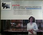 105457 Wall Screens 22 Peerless " Panel Articulating 10 Arm Flat Mount Lcd