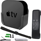 Wall Mount Bracket Holder With Remote Cover Compatible For Apple Tv4 4k