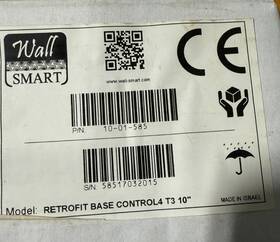 Wall Smart 10-01-585 Retrofit Base Control4 T3 10 Inch