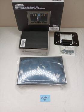Tkp-7600 Wall-smart 656787312227 Urc In-wall Network Color Touchscreen With A/v Intercom
