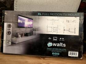 Full-motion-mount-43-90 Walts Tv Large/extra Large Full Motion Mount For 43 Inch -90 Compatible Tvs