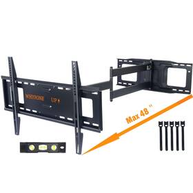 Whyfone 746608619618 48ftft Extension Long Arm Tv Wall Mount Large Heavy Duty Full Motion Wal