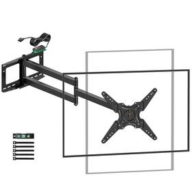 Wf9108-b-otd Whyfone 48ftft Extension Extra Long Arm Tv Wall Mount With Power Outlet Rotating Wa